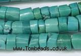 CNT531 15.5 inches 5mm - 5.5mm heishi turquoise gemstone beads