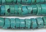 CNT532 15.5 inches 6mm - 6.5mm heishi turquoise gemstone beads