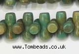 CNT536 15.5 inches 3*9mm turquoise gemstone beads