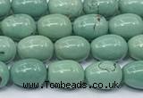 CNT565 15.5 inches 6*8mm teardrop turquoise gemstone beads