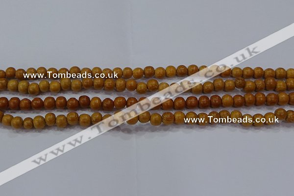 CNW02 15.5 inches 6mm round nangka wood beads wholesale