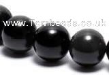 COB03 16 inches 10mm  round black obsidian gemstone beads wholesale