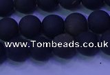 COB278 15.5 inches 6mm round matte golden obsidian beads wholesale