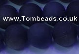 COB281 15.5 inches 12mm round matte golden obsidian beads wholesale