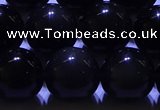 COB705 15.5 inches 14mm round ice black obsidian beads wholesale