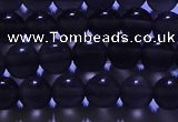 COB711 15.5 inches 6mm round ice black obsidian beads wholesale