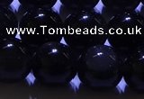 COB713 15.5 inches 10mm round ice black obsidian beads wholesale