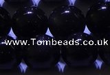 COB714 15.5 inches 12mm round ice black obsidian beads wholesale