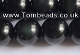 COB723 15.5 inches 10mm round black obsidian gemstone beads