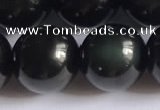 COB725 15.5 inches 14mm round black obsidian gemstone beads