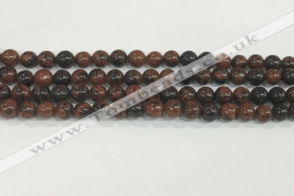 COB751 15.5 inches 6mm round mahogany obsidian beads wholesale