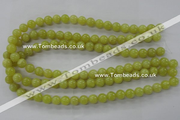 COJ104 15.5 inches 10mm round olive jade beads wholesale