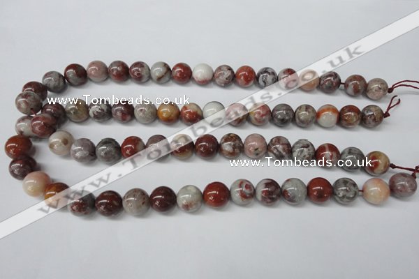 COJ205 15.5 inches 12mm round blood stone beads wholesale