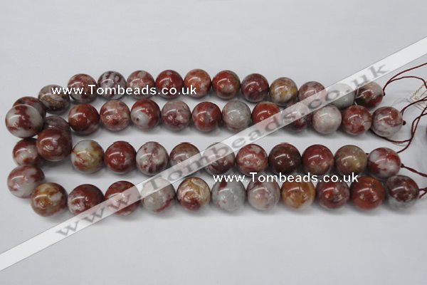 COJ207 15.5 inches 16mm round blood stone beads wholesale