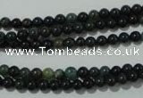 COJ300 15.5 inches 4mm round Indian bloodstone beads wholesale