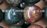 COJ334 15.5 inches 12mm round Indian bloodstone beads wholesale