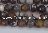 COJ361 15.5 inches 6mm faceted round outback jasper beads