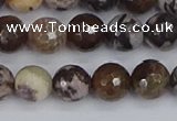 COJ362 15.5 inches 8mm faceted round outback jasper beads