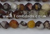 COJ371 15.5 inches 6mm faceted nuggets outback jasper beads