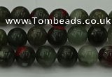 COJ451 15.5 inches 6mm round blood jasper beads wholesale