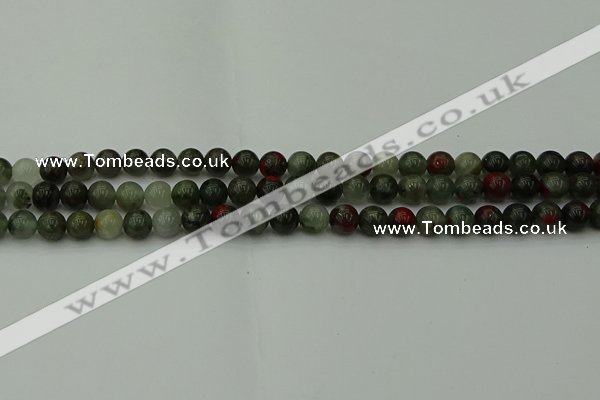 COJ451 15.5 inches 6mm round blood jasper beads wholesale