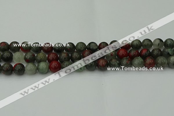 COJ453 15.5 inches 10mm round blood jasper beads wholesale