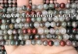 COJ481 15.5 inches 6mm round blood jasper beads wholesale