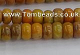 COJ611 15.5 inches 4*6mm rondelle orpiment jasper beads