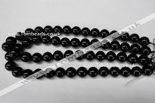 CON06 15.5 inches 14mm round black onyx gemstone beads