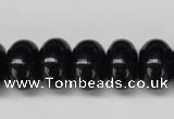 CON24 15.5 inches 10*16mm rondelle black onyx gemstone beads