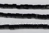 CON30 15.5 inches 4*4mm cube black onyx gemstone beads