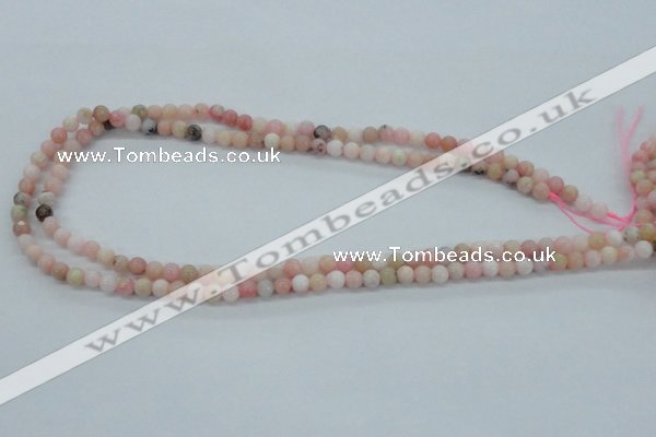 COP01 15.5 inches 5mm round natural pink opal beads wholesale