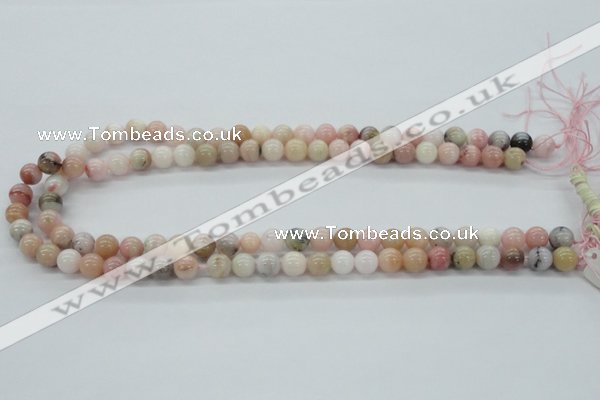 COP03 15.5 inches 8mm round natural pink opal beads wholesale