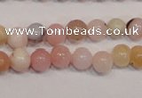 COP1001 15.5 inches 4mm round natural pink opal gemstone beads