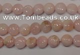 COP1011 15.5 inches 8mm flat round natural pink opal gemstone beads