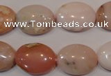 COP1025 15.5 inches 15*20mm oval natural pink opal gemstone beads