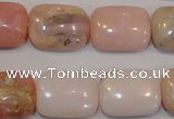 COP1035 15.5 inches 15*20mm rectangle natural pink opal gemstone beads