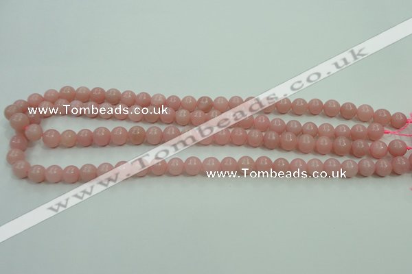 COP1212 15.5 inches 8mm round Chinese pink opal gemstone beads