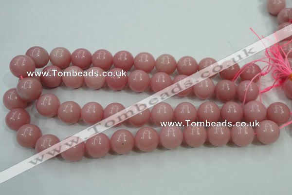 COP1216 15.5 inches 16mm round Chinese pink opal gemstone beads