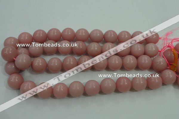 COP1217 15.5 inches 18mm round Chinese pink opal gemstone beads