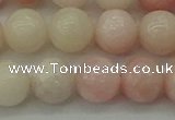 COP1227 15.5 inches 8mm round Chinese pink opal beads wholesale