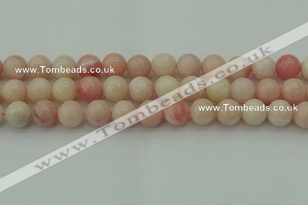 COP1229 15.5 inches 12mm round Chinese pink opal beads wholesale