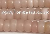 COP1237 15.5 inches 3.5*6mm rondelle Chinese pink opal beads