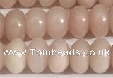COP1238 15.5 inches 5*8mm rondelle Chinese pink opal beads