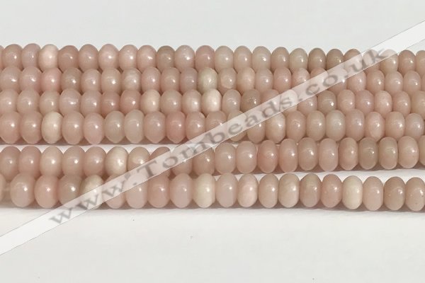 COP1238 15.5 inches 5*8mm rondelle Chinese pink opal beads