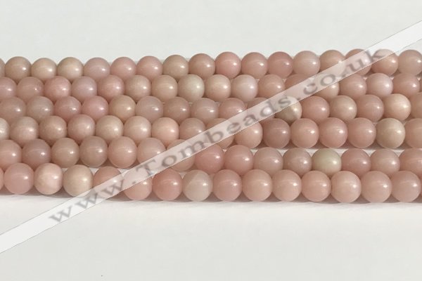 COP1242 15.5 inches 8mm round Chinese pink opal beads