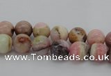 COP1251 15.5 inches 6mm round natural pink opal gemstone beads