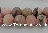 COP1254 15.5 inches 12mm round natural pink opal gemstone beads