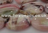 COP1277 15.5 inches 18*25mm oval natural pink opal gemstone beads