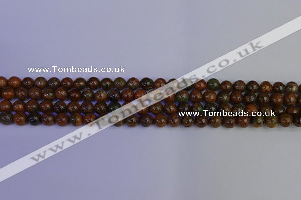 COP1361 15.5 inches 6mm round African green opal beads wholesale